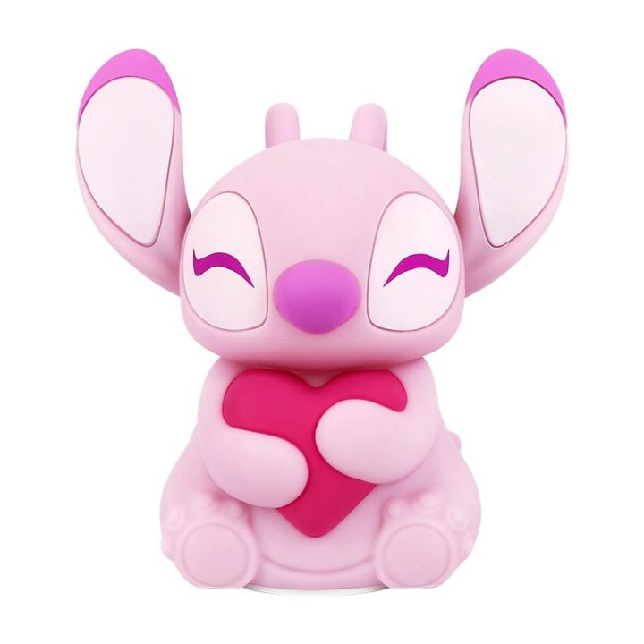 Enesco Disney Stitch Angel Touch Lamp with Heart (6018033)