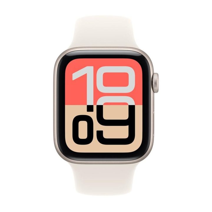 Apple Watch SE 3 GPS Smartwatch 44mm Starlight M-L (MEHJ4QL/A)