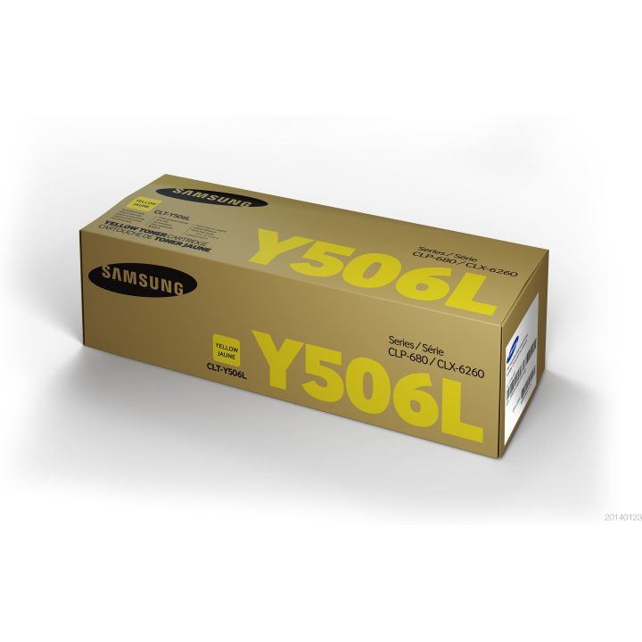 Samsung Original HP CLT-Y506L Yellow High Capacity Toner Cartridge