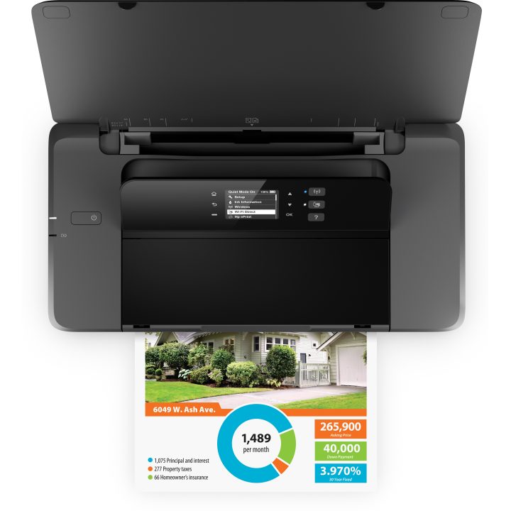HP Officejet 200 Mobile Wireless Color Printer
