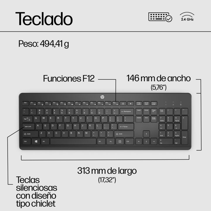 HP 230 Wireless Keyboard