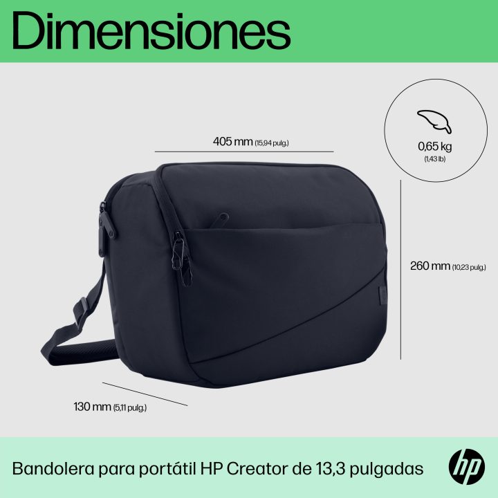 HP Bolsa tipo bandolera para portátil Creator de 13,3 polegadas