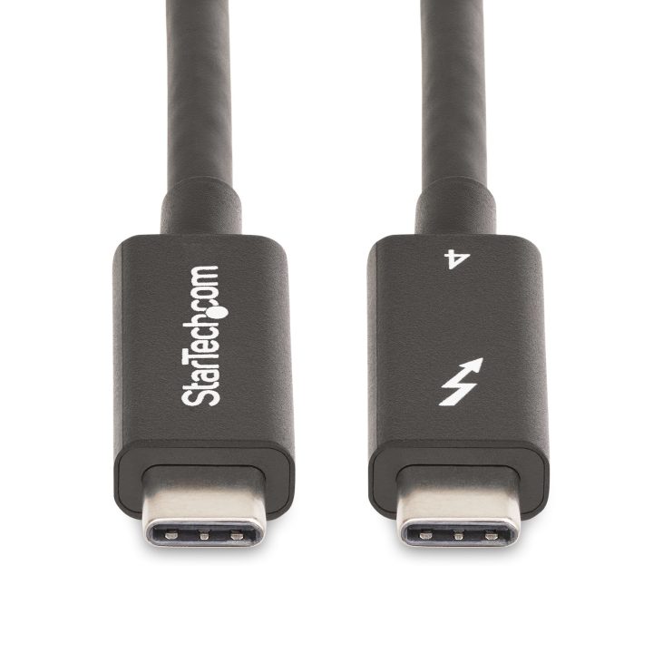 StarTech.com Cable de 2m Thunderbolt 4 Activo - 40Gbps - PD de 100W -…