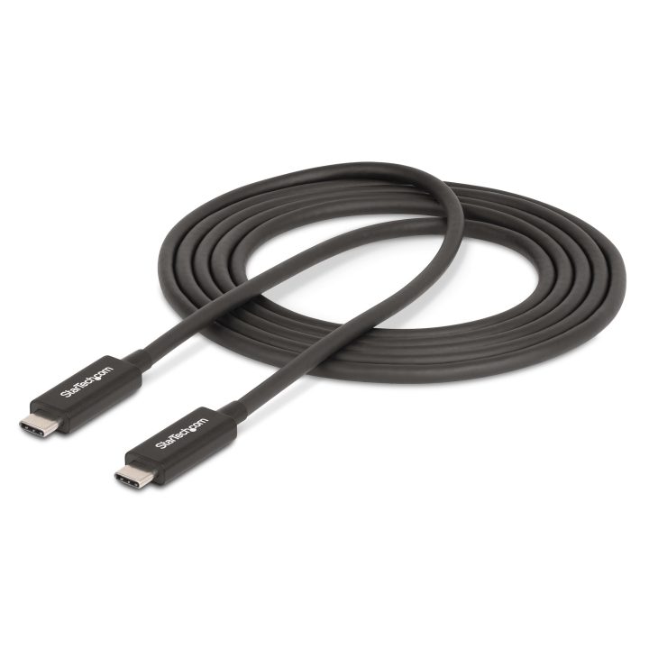 StarTech.com Cabo Ativo Thunderbolt 4 de 2m - 40Gbps - PD de 100W -…