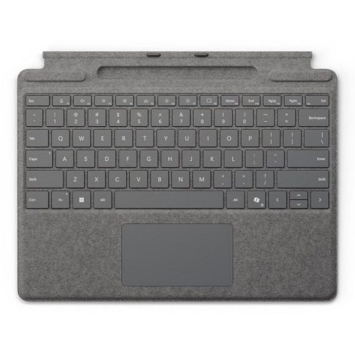 Teclado Microsoft Surface Pro Type Cover + caneta platina (8XA-00249)