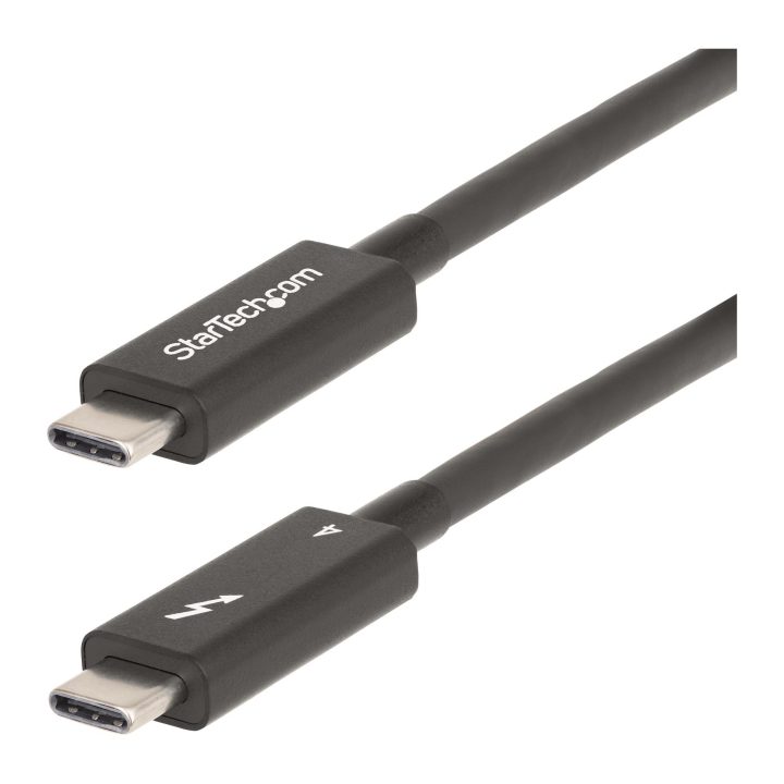 StarTech.com Cable de 2m Thunderbolt 4 Activo - 40Gbps - PD de 100W -…