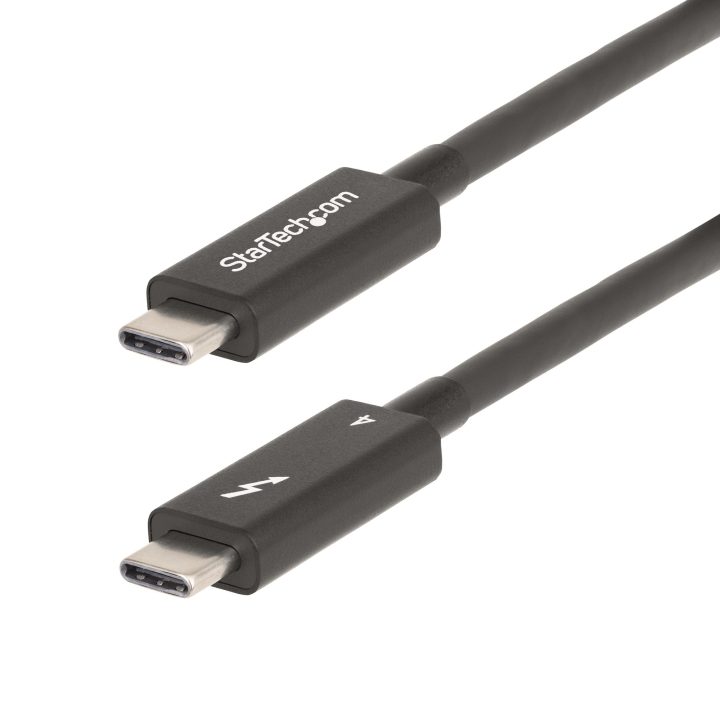 StarTech.com Cable de 2m Thunderbolt 4 Activo - 40Gbps - PD de 100W -…