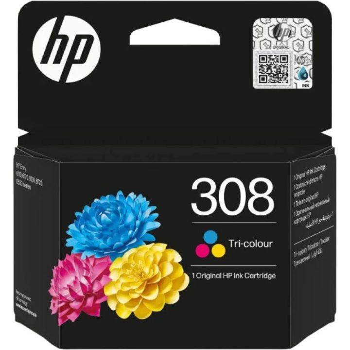 HP Original 308 Tri-Color Ink Cartridge
