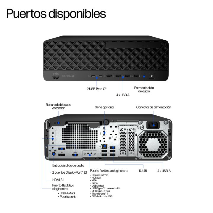 HP EliteDesk 8 SFF G1i AI PC Intel Core Ultra 5 235 16 GB DDR5-SDRAM…