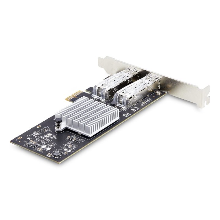 StarTech.com 2-Port 1Gb Ethernet Fiber/Copper SFP PCIe 2.1x1 Network…