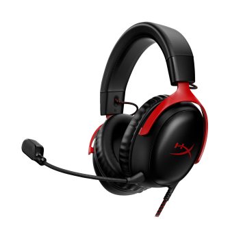 HyperX Cloud III - Auscultadores gaming (preto-vermelho)