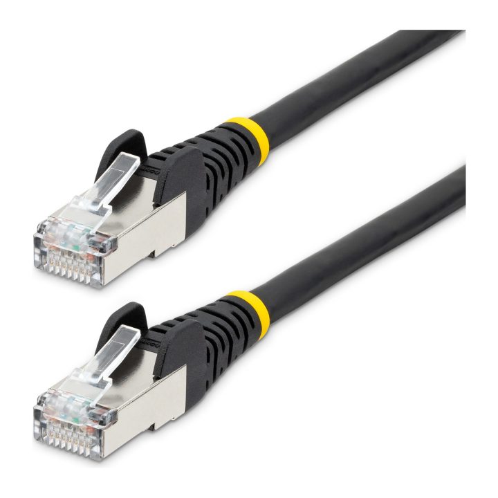 StarTech.com 0.5m CAT6a Ethernet Network Cable - Black - Low Smoke…