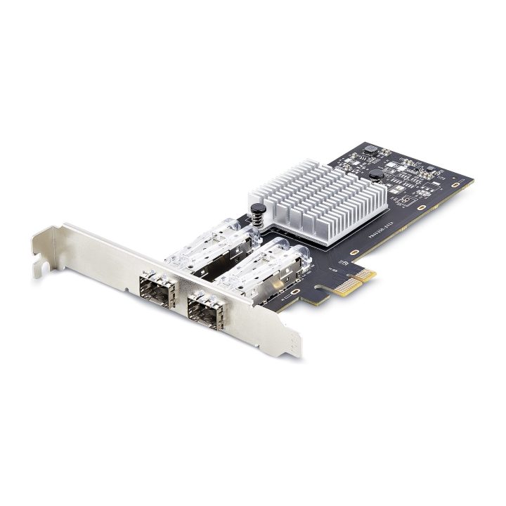 StarTech.com 2-Port 1Gb Ethernet Fiber/Copper SFP PCIe 2.1x1 Network…