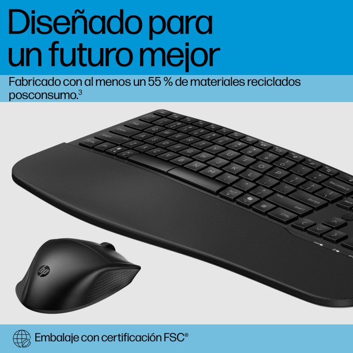 HP Combo de teclado e rato de modo duplo 685 Comfort