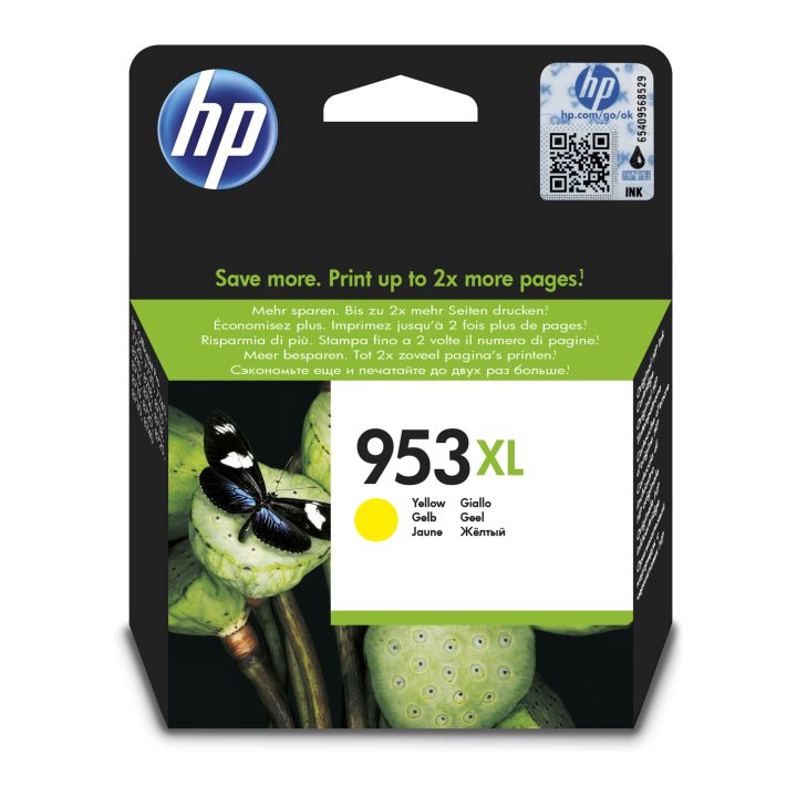 HP Cartucho de tinta Original 953XL de alto rendimento amarelo