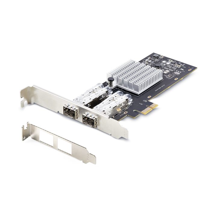 StarTech.com 2-Port 1Gb Ethernet Fiber/Copper SFP PCIe 2.1x1 Network…