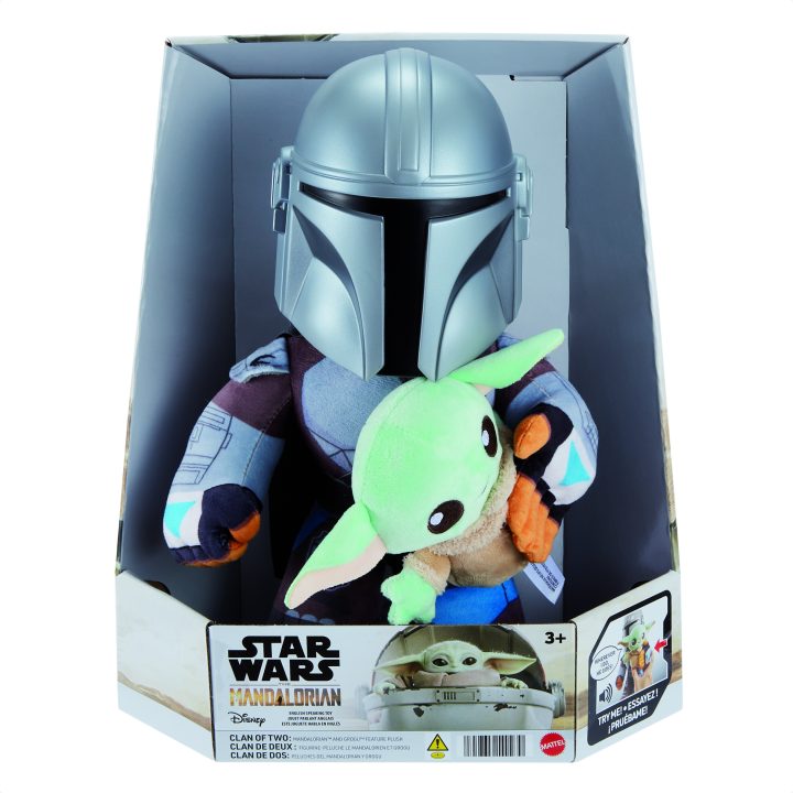 Mattel Star Wars Mandalorian and Grogu Duo Plush (HNT52)