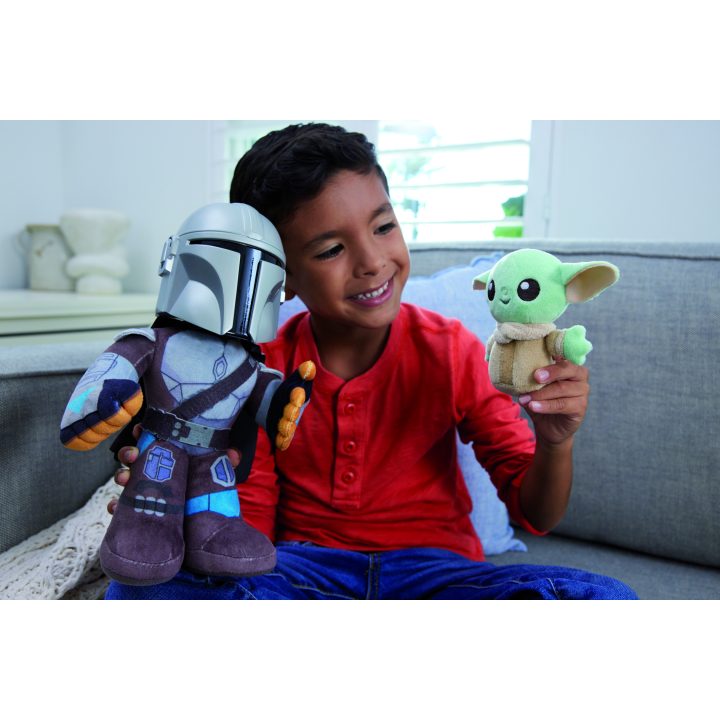 Peluche Mattel Star Wars Clan de dois Mandalorian e Grogu (HNT52)