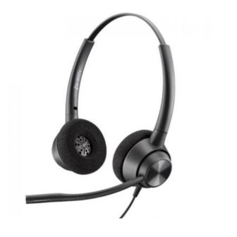 HP Poly Auriculares binaurales Poly EncorePro 320 con desconexión…