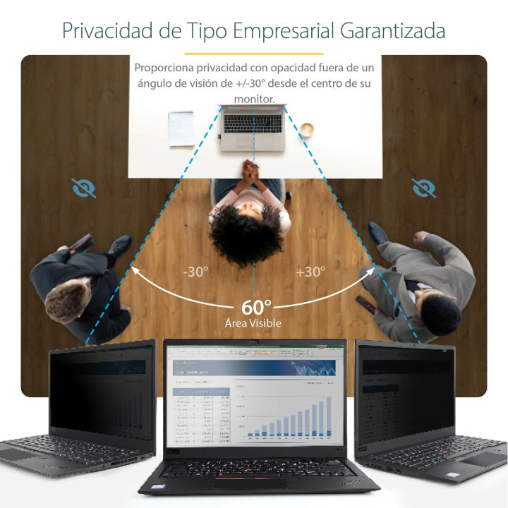 StarTech.com Filtro de Privacidade de 15,6 Polegadas 16:9 para…