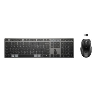 HP 725 Rechargeable Multi-Device Wireless Keyboard and Mouse Combo