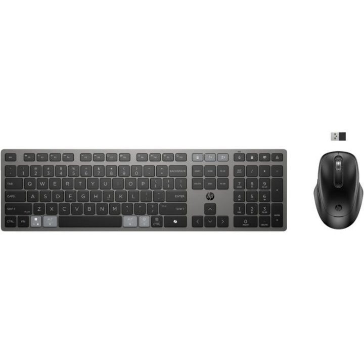 HP Conjunto de teclado e rato sem fios recarregáveis multidispositivo…