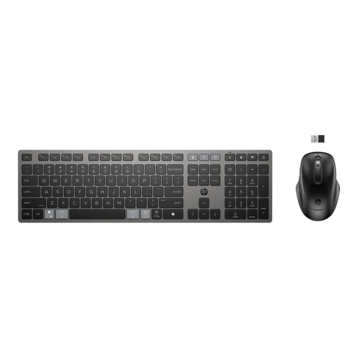 HP Conjunto de teclado e rato sem fios recarregáveis multidispositivo…