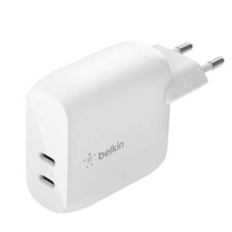 Belkin Adaptador de corriente - 40 vatios - PD 3.0, Fast Charge - 2…