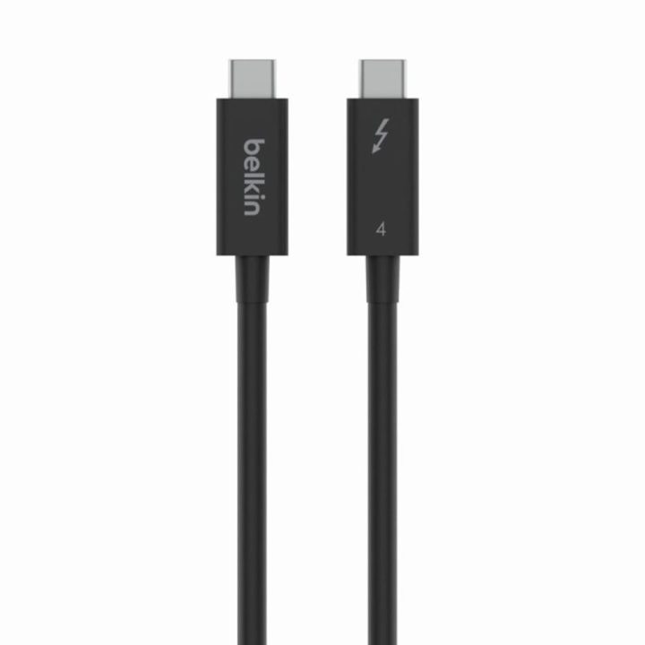 Cable USB-C Belkin 2m-macho-macho-negro (INZ002BT2MBK)