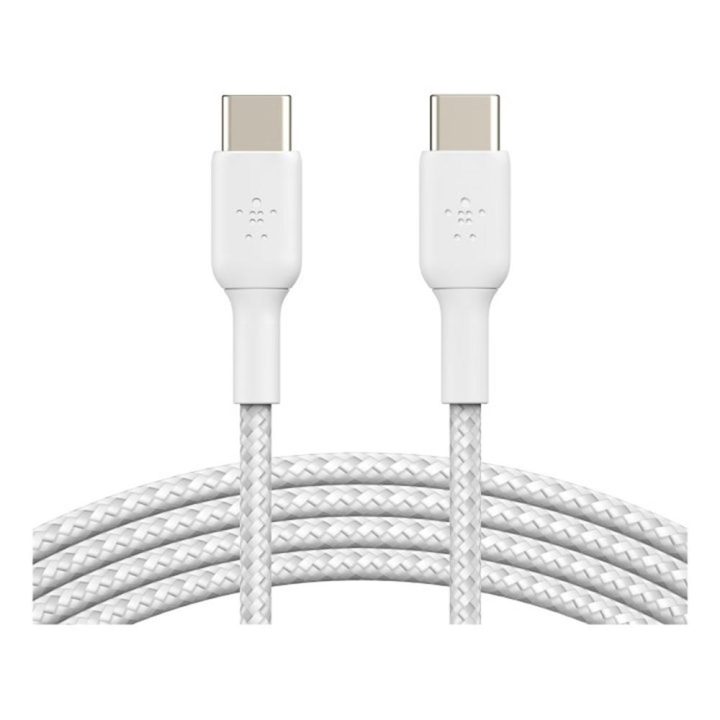 Cabo USB-C Belkin 1m-macho-macho-branco trançado 2 unidades…