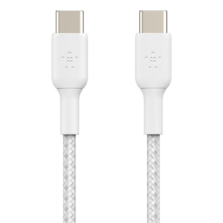 Cabo USB-C Belkin 1m-macho-macho-branco trançado 2 unidades…