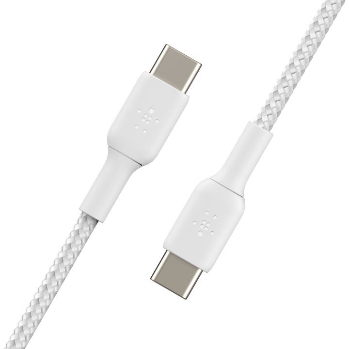 Cabo USB-C Belkin 1m-macho-macho-branco trançado 2 unidades…