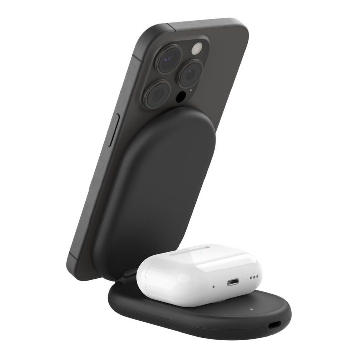 Belkin Base de carga inalámbrica - magnético, plegable, con Qi2 +…