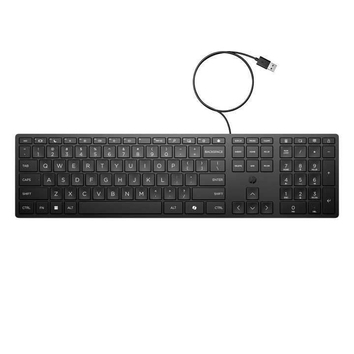 Teclado de secretária com cabo HP 320K