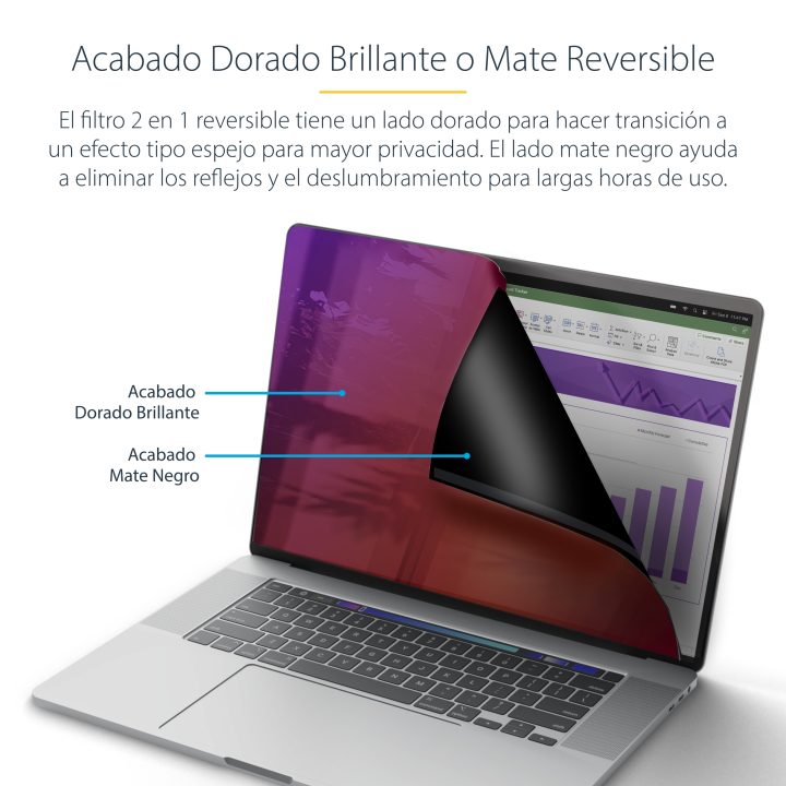 StarTech.com Filtro de Privacidade Dourado para MacBook Pro Série M…