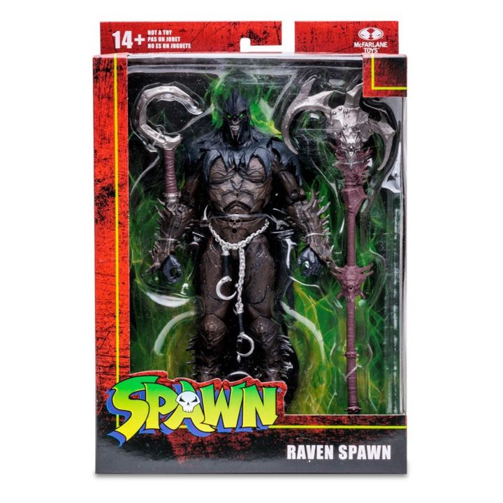 McFarlane Toys Raven Spawn Figure (Small Hook) (MCF90148)