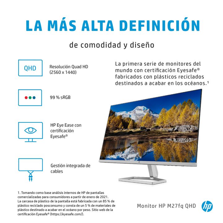 HP M27fq 27" QHD IPS