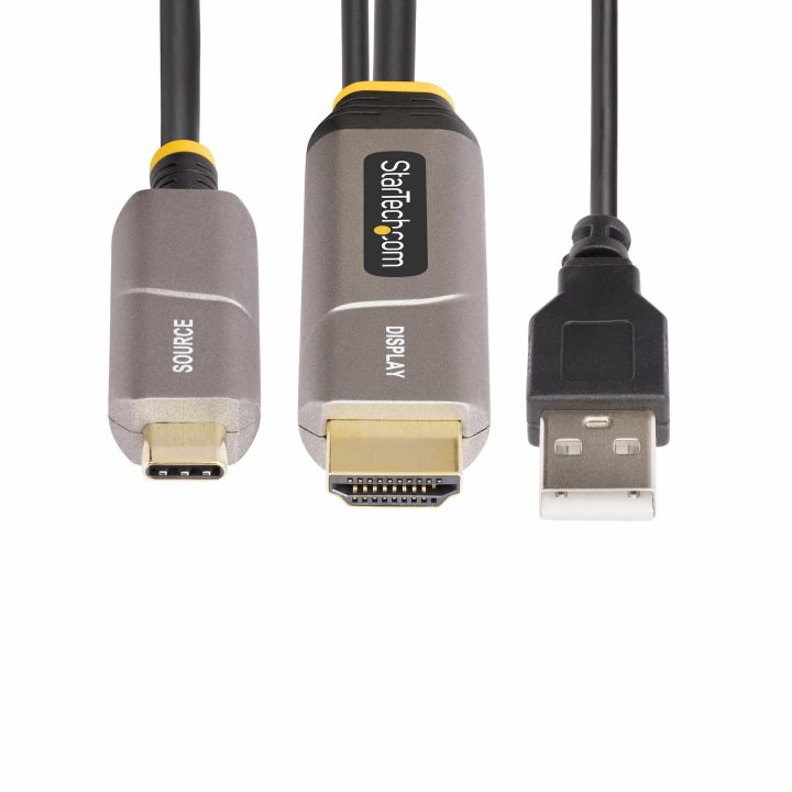 StarTech.com 9.15m Active Optical USB-C to HDMI 2.0 (AOC) Cable -…