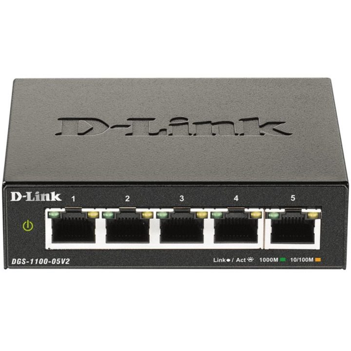 D-Link DGS-1100-05V2/E switch Gestionado L2 Gigabit Ethernet…