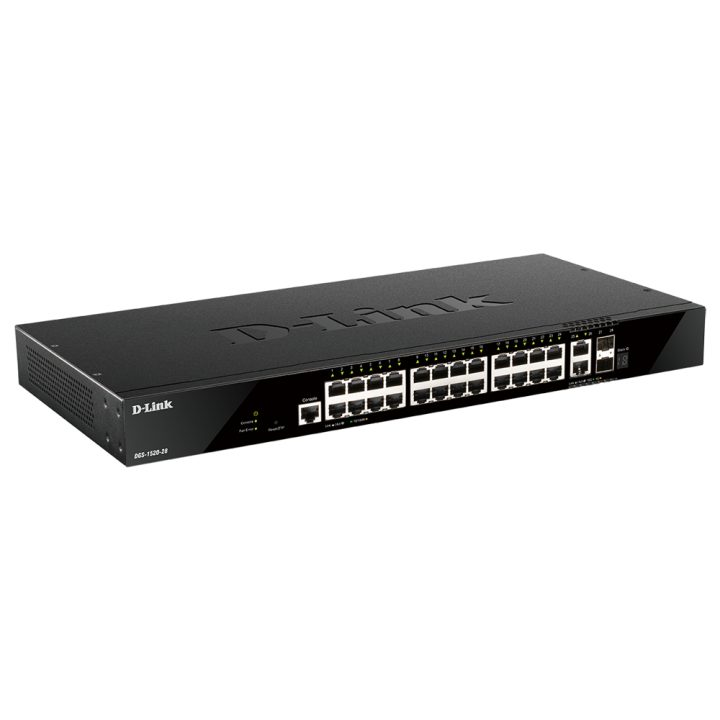D-Link DGS-1520-28 switch Gerido L3 10G Ethernet (100/1000/10000) 1U…