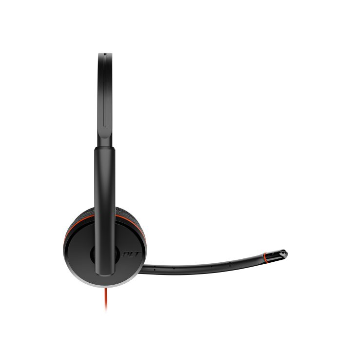 HP Poly Poly Blackwire 3220 Stereo Headset USB-C + USB-C/A Adapter…