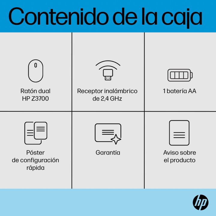 HP Z3700 Dual Mouse Silver