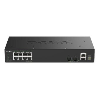 D-Link DGS-1530-10 Managed L2 Gigabit Ethernet (10/100/1000) Black