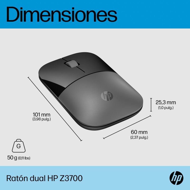 HP Z3700 Dual Mouse Silver