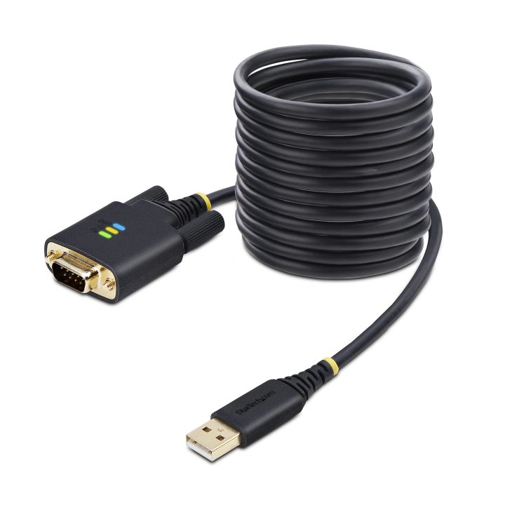 StarTech.com 3m USB to Serial Adapter Cable - COM Retention - FTDI -…