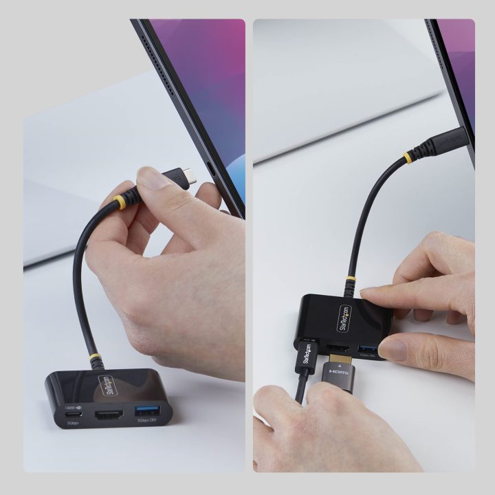 StarTech.com Dock Hub Multipuertos USB Tipo C a HDMI - Adaptador…