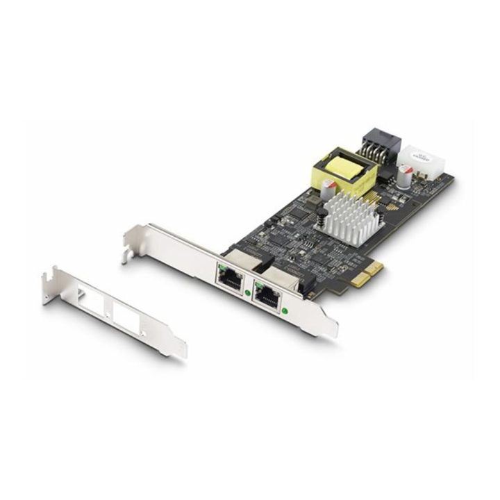 StarTech.com 2-Port 2.5Gb PoE PCIe Ethernet Network Card - NBASE-T…