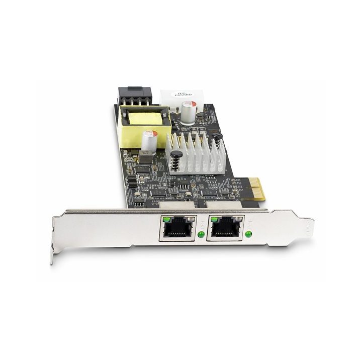 StarTech.com 2-Port 2.5Gb PoE PCIe Ethernet Network Card - NBASE-T…