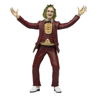NECA Beetlejuice Red Tuxedo Scale Action Figure 18 cm Beetlejuice…