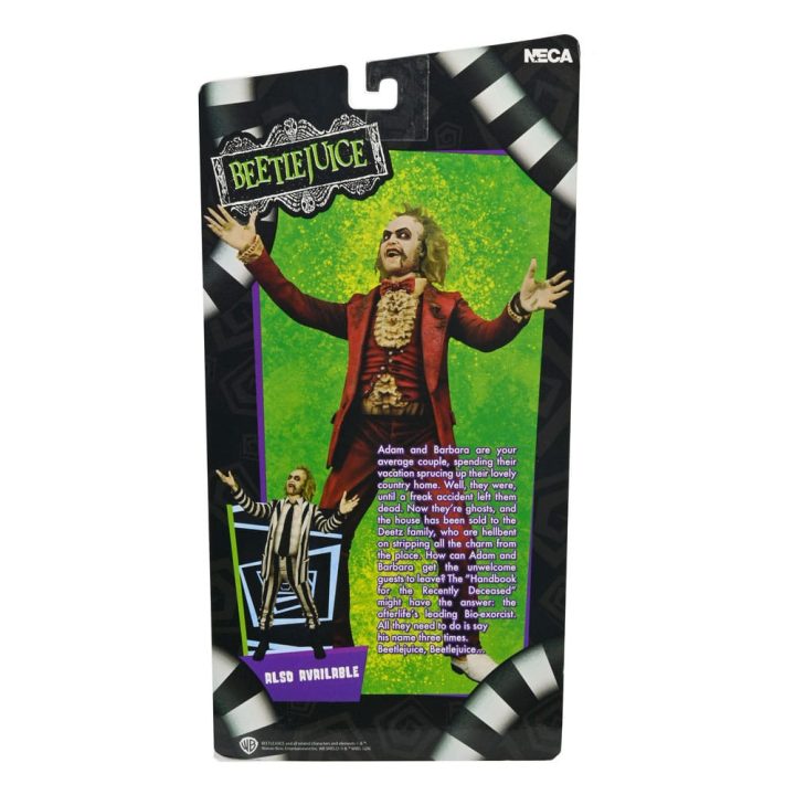 Neca Beetlejuice red tuxedo scale action fig. 18 cm beetlejuice…
